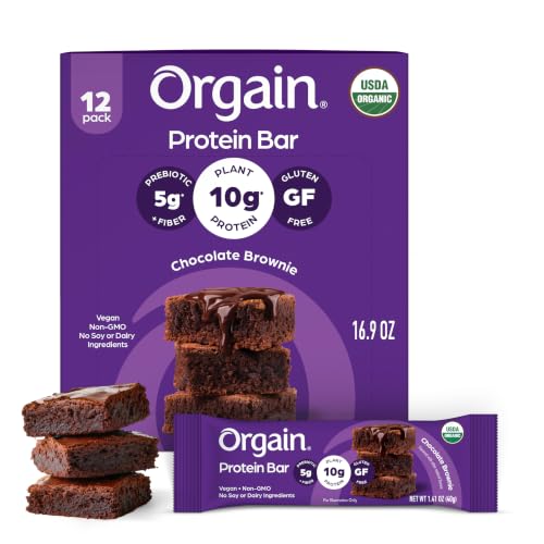 Organic Chocolate Brownie Protein Bars