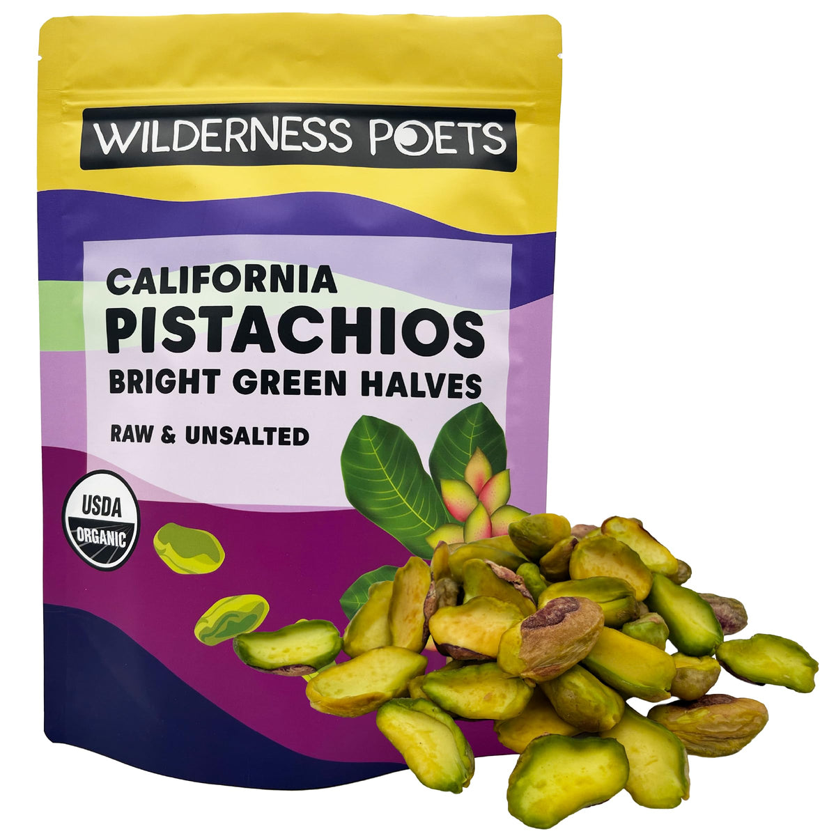 Organic Unsalted Pistachio Halves