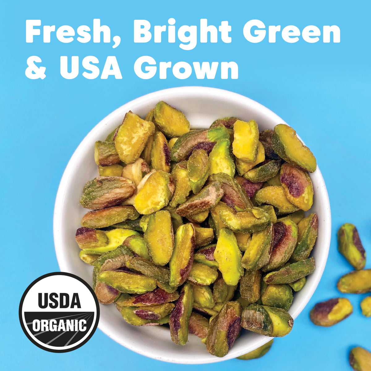 Organic Unsalted Pistachio Halves