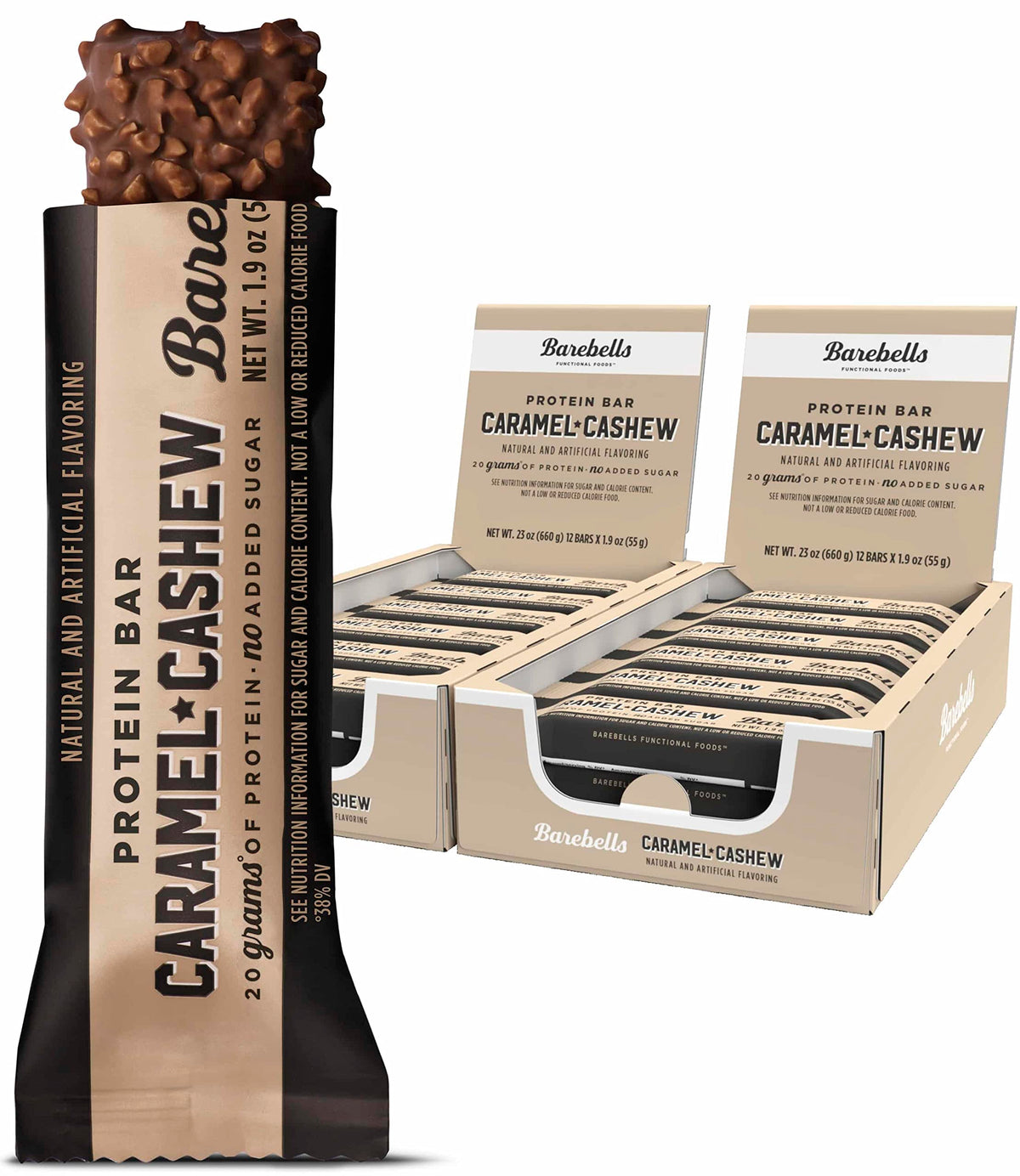 Caramel Cashew Protein Bars